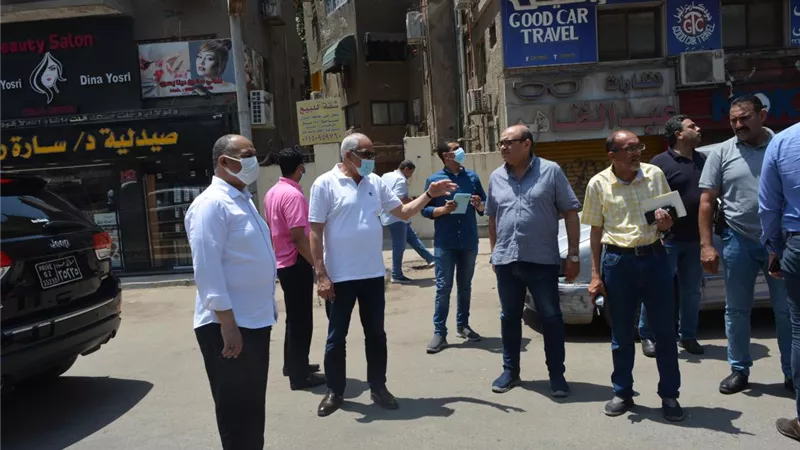 محافظ الجيزة يتابع أعمال التطوير بشوارع البحر الأعظم وشارل دي جول ويوجه بسرعة انجاز الأعمال