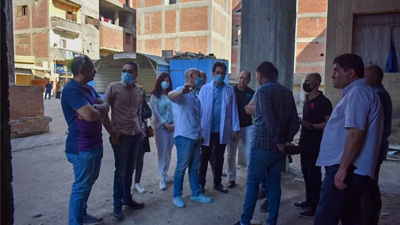 وكيل وزارة الصحة يتفقد أعمال التطوير بمستشفي منيا القمح المركزي