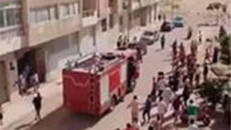 مصرع شخص وإصابة نجله قفزا من الطابق الخامس هربا من حريق شقتهما بالإسماعيلية