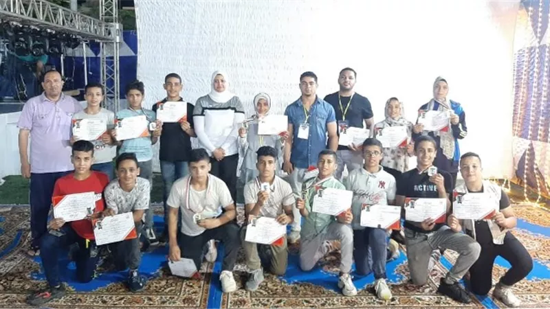 فوز لاعبى رفع الأثقال 
