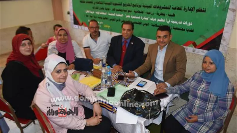 جامعة السادات تنظم مشروع بيئي تنموي متكامل بقرية 