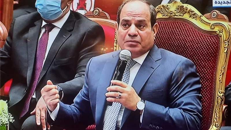 السيسى : الاستقرار والامن الخطوة الاولى فى بناء التنمية الحقيقية