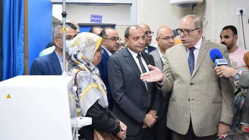 أفتتاح أول وحدة للغسيل الكلوي للأطفال ببنى سويف