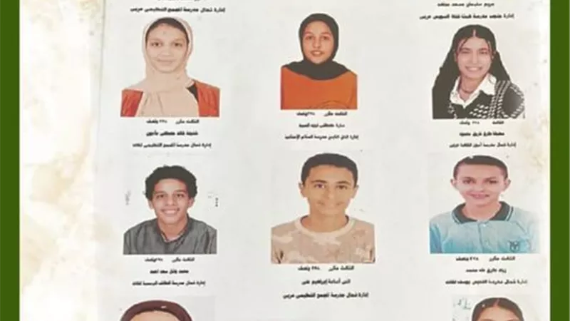 محافظ الإسماعيلية يهنئ أوائل الشهادة الإعدادية تليفونيا
