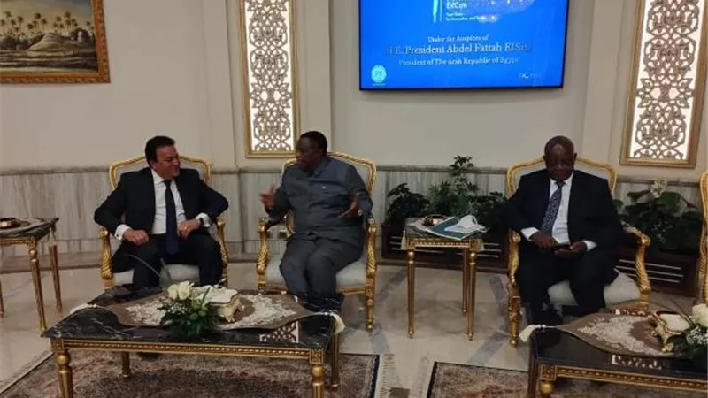 القائم بأعمال وزير الصحة يبحث مع وزير صحة زيمبابوي التعاون في المجال الطبي وتوفير الدواء واللقاحات