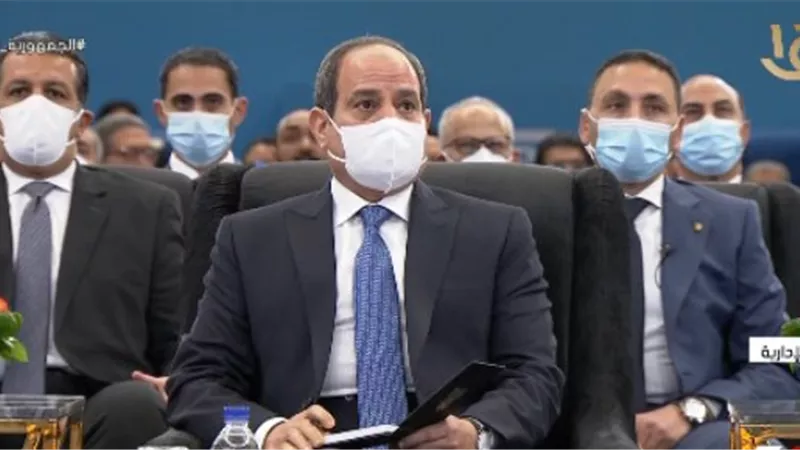 الرئيس السيسي يشاهد فيلما تسجيليا عن مستقبل الصحة فى أفريقيا