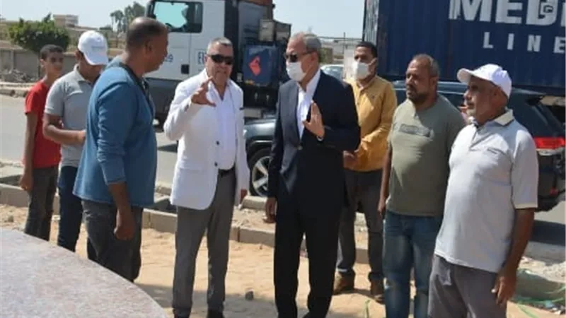 الهجان يتابع أعمال تطوير العاشر من رمضان بقليوب و السكة الحديد بقها..صور