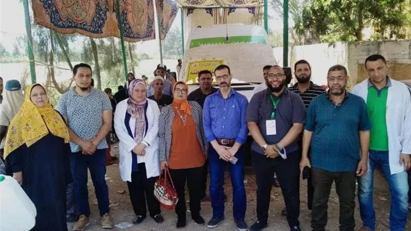 قافلة طبية بكوم الدهب بسيدي سالم
