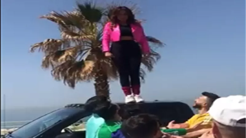 كارول سماحة: صورت مشهد القفز من أعلى السيارة بكليب 