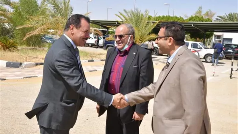جامعة الوادي الجديد تستقبل لجنة القطاع الطبي لتقييم الكليات