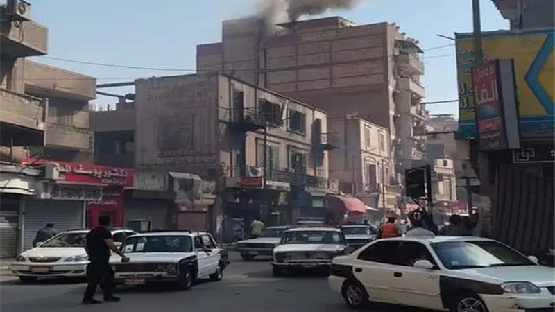 اندلاع حريق فى مدخنة احد المطاعم الكبرى بأسيوط