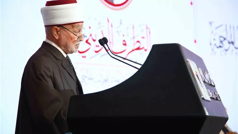 مفتي القدس:تجديد الخطاب الديني أساسه مراعاة المقاصد من رفع الحرج والتيسير على النَّاس