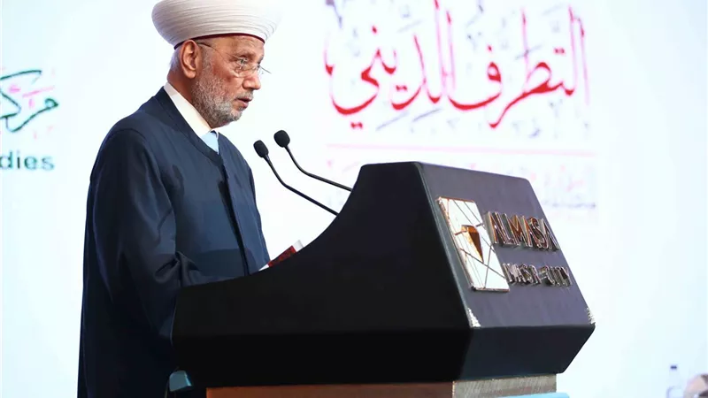 مفتي لبنان:تجديد الخطاب الديني لا يتم بإلغاء الدين إنما بالعودة للأصول