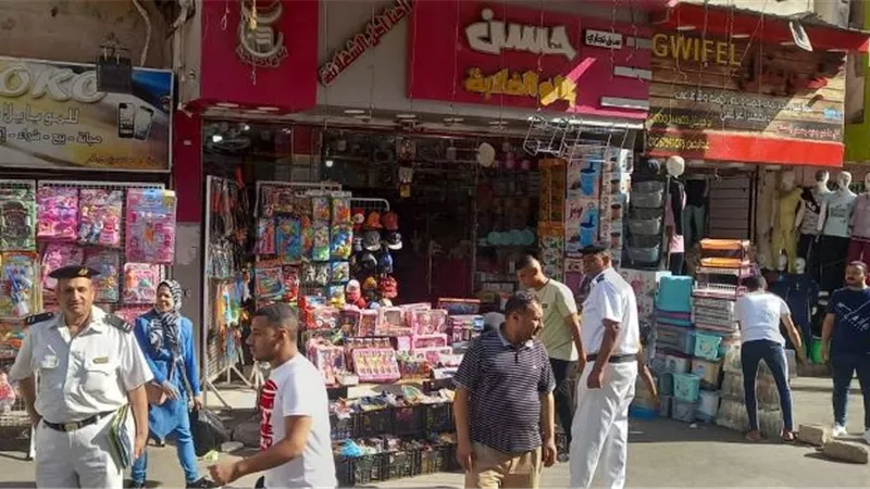 رفع 230 إشغال في حملة مكبرة بحي ثان الإسماعيلية
