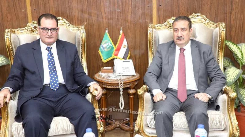 محافظ المنوفية يستقبل مستشار وزير الزراعة ويشدد على تكاتف الجهود لتحقيق المستهدف من توريد الأقماح .. صور