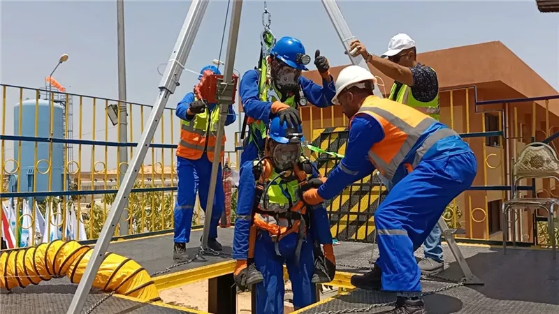 مياه كفرالشيخ تفوز في كيفية التعامل السلامة المهنية
