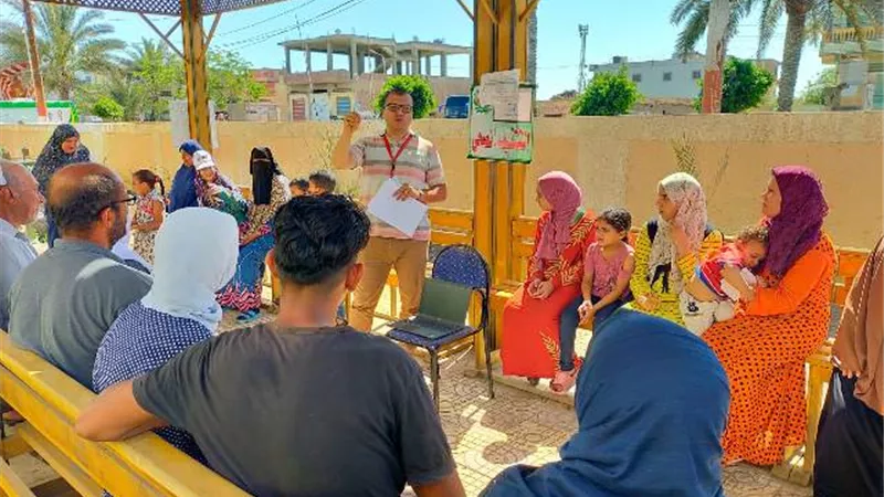 الكشف الطبى على ١٦٨٧ مريضا بالقافلة الطبية بقرية الفرايحة بأولاد صقر