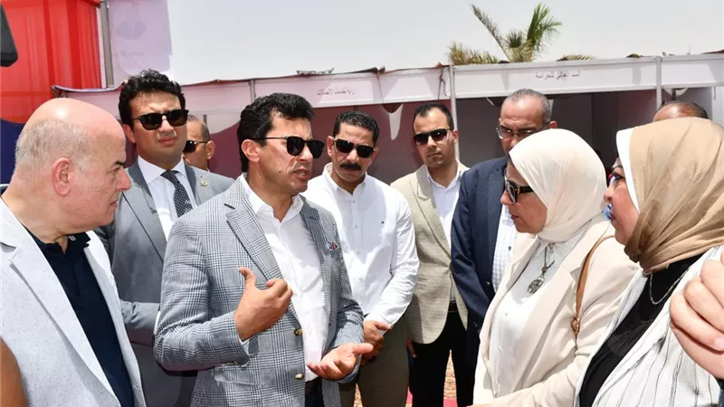 وزيرالرياضة : نتعاون مع القطاع الخاص فى توفير فرص عمل مناسبة للشباب