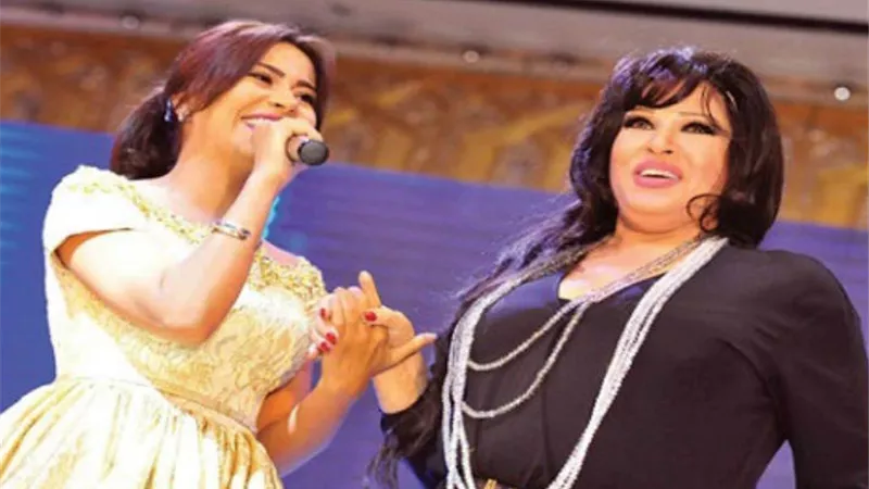 رسالة حب من شيرين عبد الوهاب لـ فيفى عبده