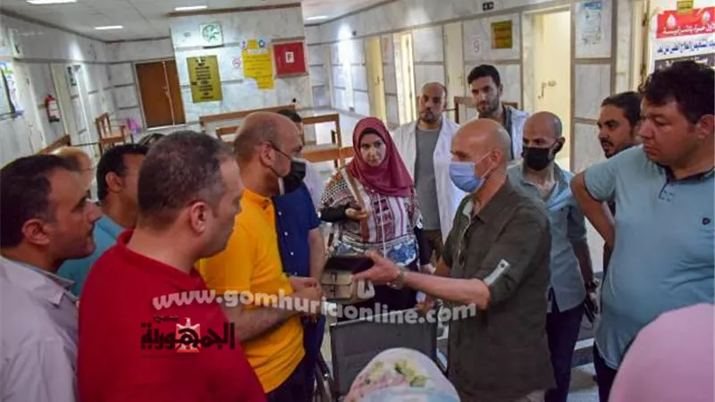 مدير الصحة يعاين الأماكن البديلة لتقديم الخدمة بمستشفي الحسينية لتطويره ضمن حياة كريمة