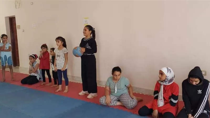 استمرار تدريبات مشروع الرياضه من اجل التنميه لياقتي مهارتي بمركز شباب ابو رديس بجنوب سيناء
