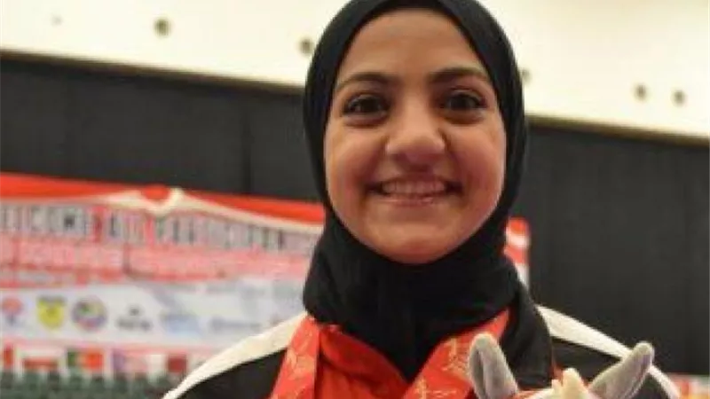 أسماء مجدى تحصد ذهبية الدورى العالمى للكاراتيه