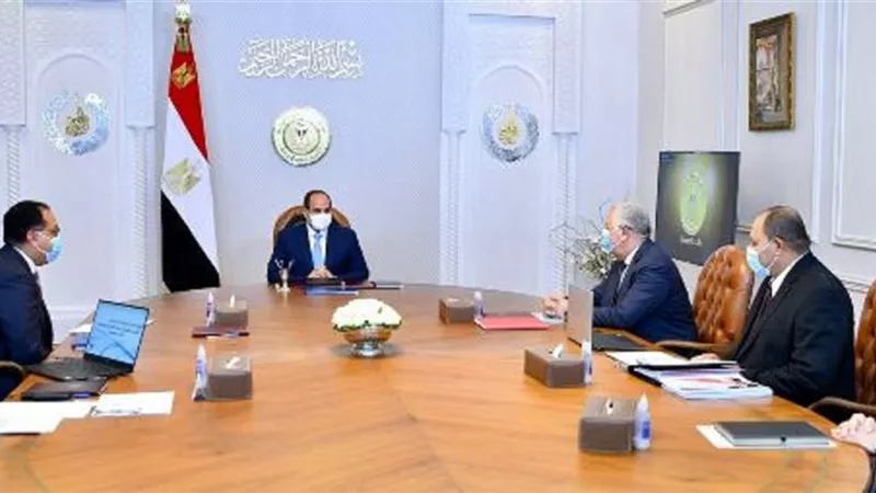 الرئيس السيسي يتابع عددًا من المشروعات القومية بقطاعات الأمن الغذائي على مستوى الجمهورية