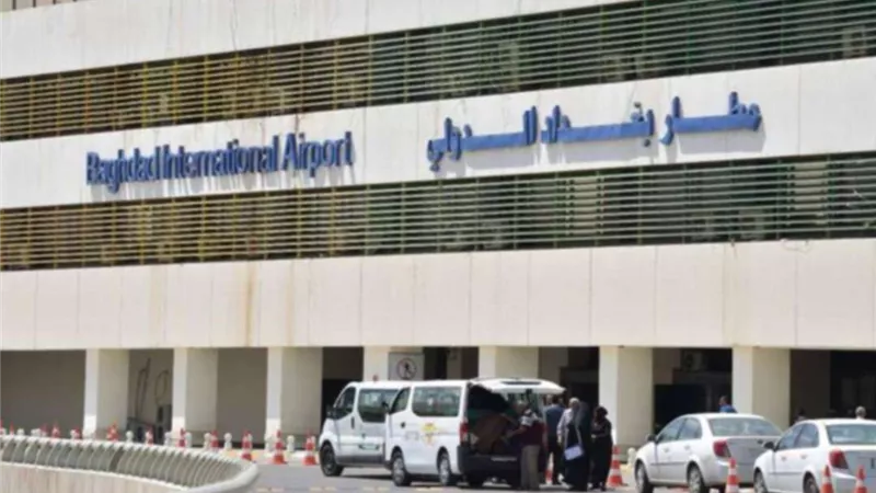 توقف الرحلات الجوية في مطار بغداد بسبب العاصفة الترابية