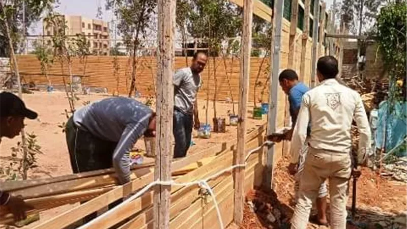حملات مكبرة لإزالة التعديات على الأراضي الزراعية وإزالتها فى المهد بالشرقية