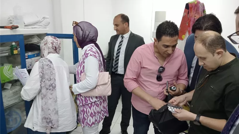 ضبط أدوية مهربة فى مراكز طبية ببنى سويف..صور