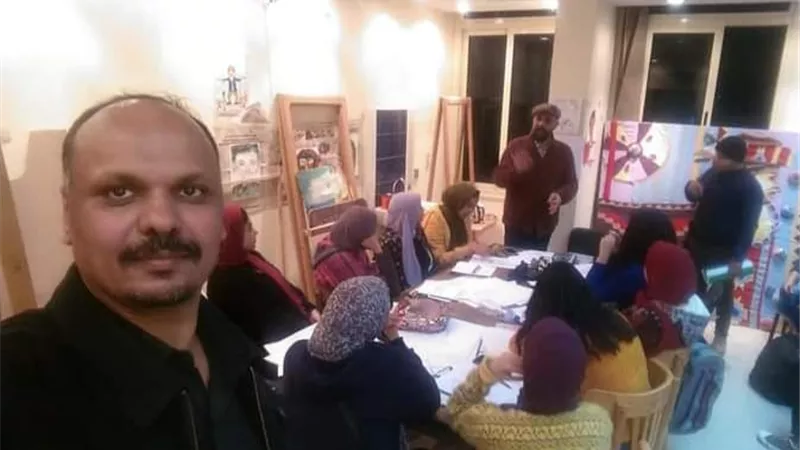 لأول مرة ..نادي كاريكاتير بجامعة أسيوط لإكتشاف المواهب ورعايتها..صور