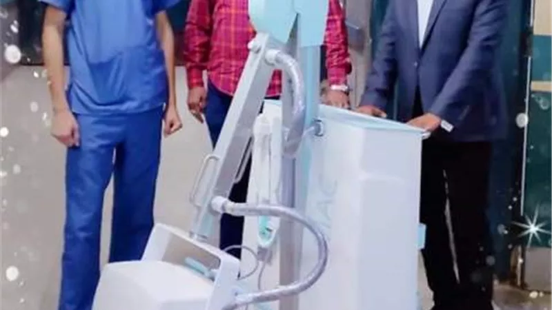 جهاز اشعه متنقل لمستشفى الواسطى