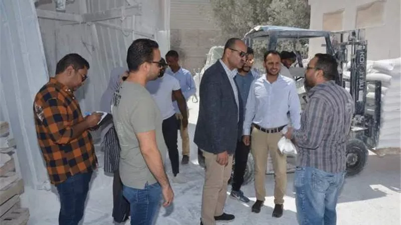 حمله للتفتيش البيئى على مصانع 