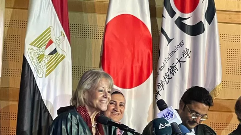 رئيس جامعة الزقازيق يشهد حفل تسليم وتسلم رئاسة الجامعة المصرية اليابانية للعلوم والتكنولوجيا