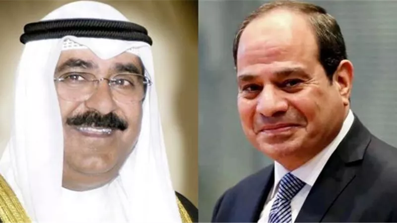 الرئيس السيسى يجرى اتصالا هاتفيا بولى عهد الكويت للاطمئنان على صحته