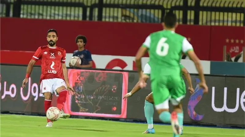 الاهلى يتقدم على ايسترن كومبانى بهدفين فى الشوط الاول