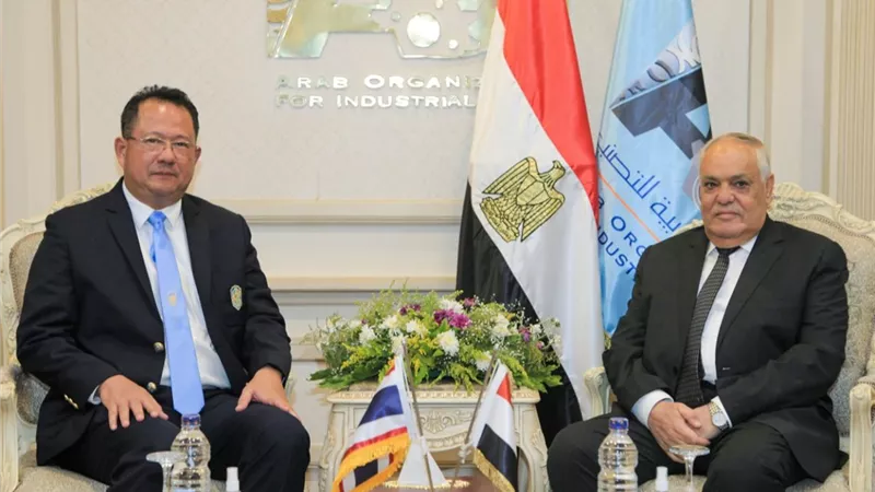 مساعد وزير خارجية تايلاند للشرق الأوسط ووفد كلية الدفاع الوطني التايلاندي في ضيافة العربية للتصنيع