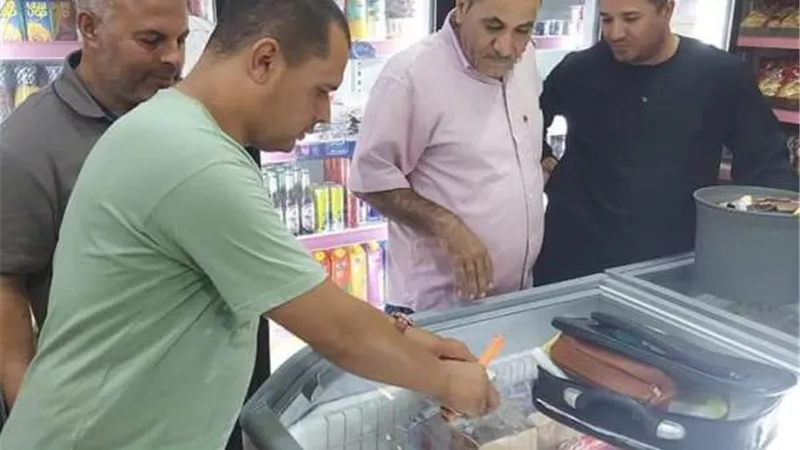 ضبط سمك فاسد ببنى سويف