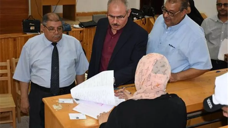 رئيس جامعة القناة يتفقد إمتحانات أخر العام..صور