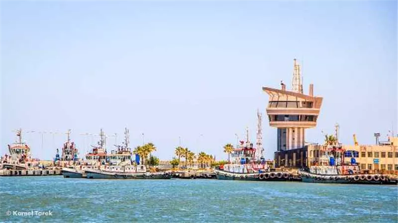 تصدير ٦٠ ألف طن غاز مسال و ٧٤٢ حاوية خضار وفاكهة من ميناء دمياط إلى الخليج وأوروبا