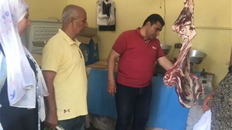بيطرى الشرقية يحرر 13 محضر مخالفة ويضبط 171 كجم لحوم ودجاج وأسماك