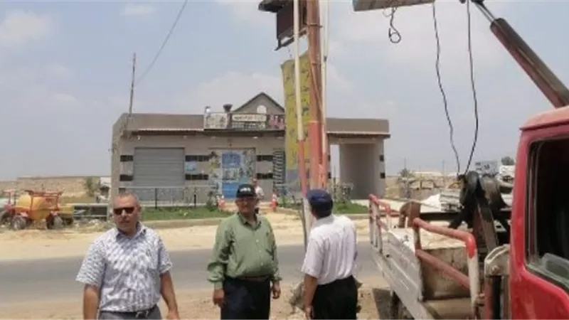 فصل الكهرباء عن المنازل المقامة على أراضى أملاك دولة فى الحسينية