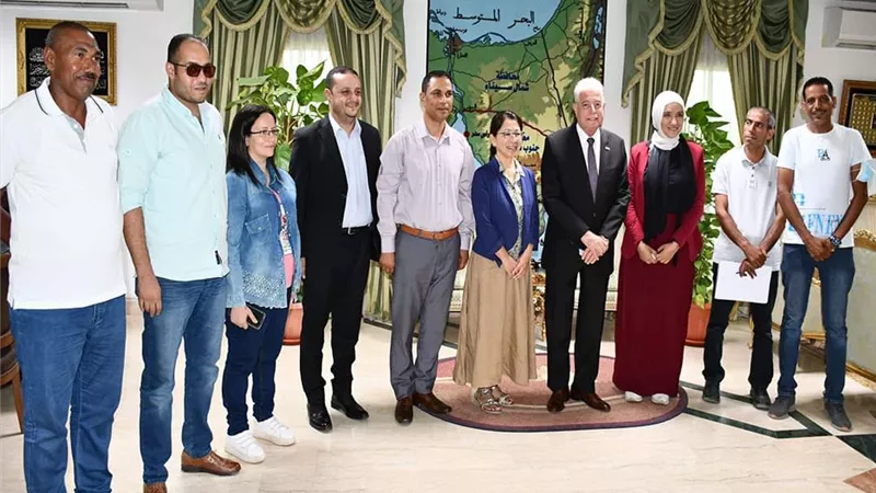 فودة يلتقي ممثلي هيئة التعاون الدولي اليابانية 