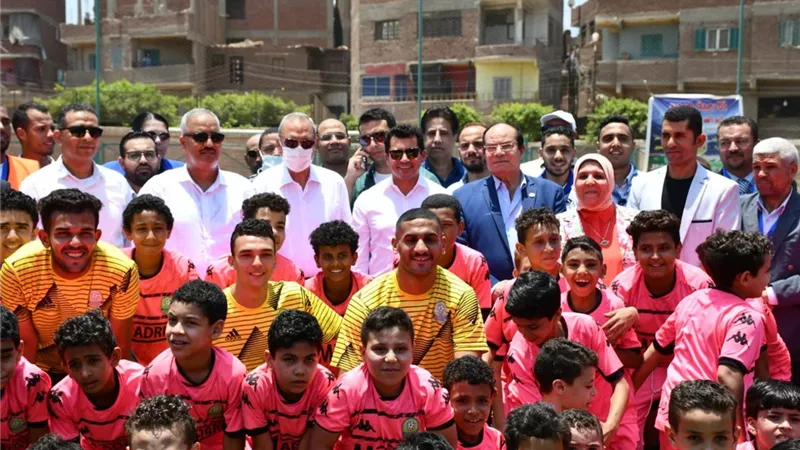 وزير الرياضة ومحافظ القليوبية يفتتحان تطوير مركز شباب قها