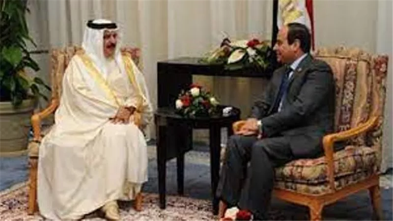 السيسى يستقبل ملك البحرين بشرم الشيخ