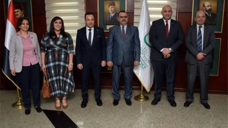 رئيس لجنة الاتصالات بالبرلمان فى زيارة ميدانية لمقر هيئة البريد المصرى