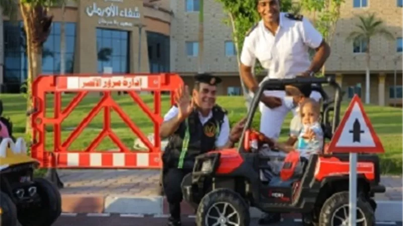 مستشفي شفاء الاورمان بالأقصر تستضيف فعاليات المدينة المرورية