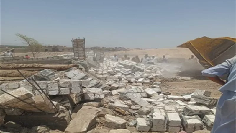 إزالة تعديات على ١٣٦٥ متر من أراضي أملاك الدولة بمدن ومراكز محافظة الأقصر