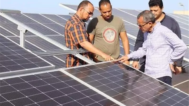 محطة طاقة شمسية بشركة مياه البحر الأحمر لترشيد استهلاك الطاقة