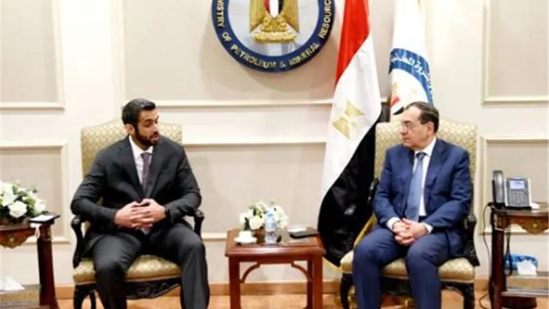 وزير البترول والثروة المعدنية يستقبل الرئيس التنفيذي لشركة مبادلة للبترول الإماراتية